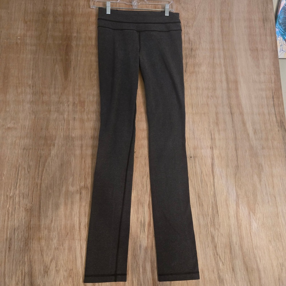 Lululemon Astro Pants Gray Heathered Bootcut Flare Yoga Leggings Women's Size 4